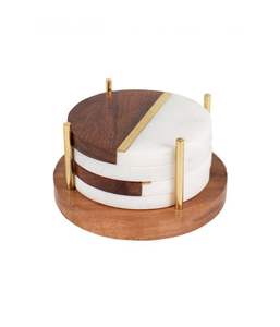 Juego de posavasos, juego de posavasos moderno, posavasos decorativos para el hogar, posavasos para cocina, posavasos para mesa de comedor, posavasos para bar, posavasos para hotel - Product Image 1