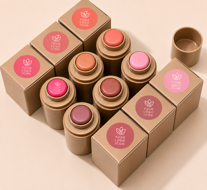 High-Pigment Mineral Cream Tint <b>Blush</b> for Face Makeup Private Label 5 Colors <b>Blush</b> Available - Product Image 1