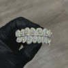Custom Iced Out Moissanite Grillz 925 <b>Silver</b> Gold Plated Round Brilliant Cut Hip Hop Party Jewelry Gift IGI Certified - Product Image 2