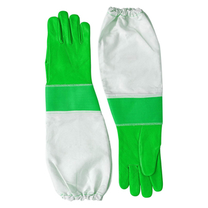 Guantes de cuero Purpal para apicultores, ventilados, de piel de oveja, para la manipulación de abejas - Product Image 6