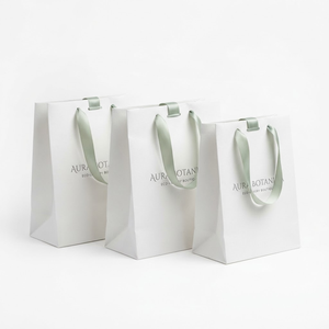12mm Pale Sage Green Single Face Satin Ribbon Manufacturer 10 Rolls x 8 Meter for Organic Gift <b>Boxes</b> Botanical Packaging Bulk - Product Image 2