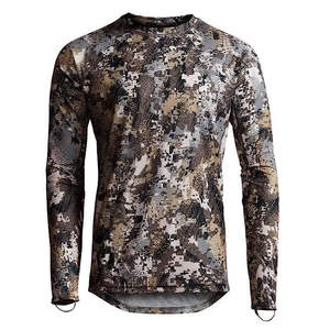 เสื้อยืดแขนยาวลายพรางสำหรับผู้ชาย แห้งเร็ว เหมาะสำหรับการล่าสัตว์และการใช้งานทางยุทธวิธี - Product Image 2