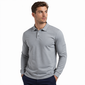 Custom Logo Men's for <b>Shirts</b> Polyester/Cotton Solid Compressed Quick Dry <b>Sun</b> Protection Short Sleeve Plus Size Oversized Golf - Product Image 2