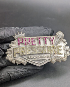 เครื่องประดับแร็ปเปอร์สไตล์ Iced Out สำหรับสตรีทแวร์ เงินแท้ 925 ชุบทอง 18K จี้ห้อยคอสุดหรู สั่งทำได้ตามชื่อ/ตัวอักษร/โลโก้ ของขวัญสำหรับเขา - Product Image 1
