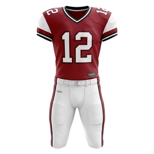 Maillot de football américain personnalisé pour hommes |   Matériau en polyester de haute qualité, respirant, léger et durable - Product Image 1