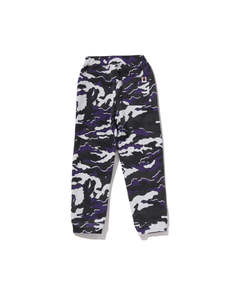 <b>Men's</b> for Camo Shark Face Print 100% Cotton Anti-UV Elastic Waist <b>Cuffed</b> Winter Sweatpants Street Style - Product Image 2