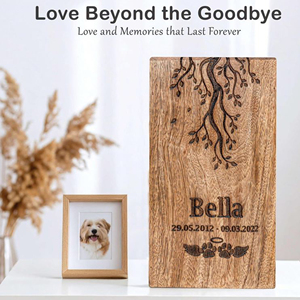 Wooden Ashes Urn with Velvet Bag Included Premium Wooden Memorial Urn Collection by AYAANS - Product Image 6