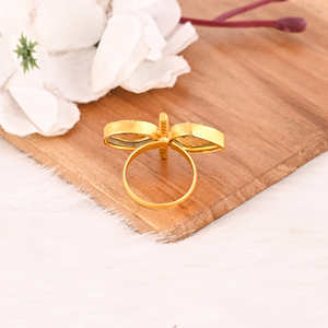 Elegant Citrine Hydro Brass <b>Adjustable</b> <b>Ring</b> Handmade Gemstone Jewelry for Women - Product Image 5