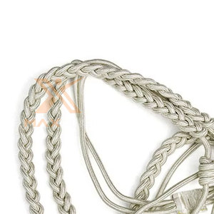 Aiguillettes décoratives en fil de métal tressé pour vêtements de cérémonie, garniture de cordon d'épaule, fourniture en gros - Product Image 5