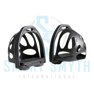 Étriers d'équitation de sécurité haut de gamme avec cage de pied fermée, en fer, pour l'entraînement en stalle et la pratique à l'extérieur - Product Image 1