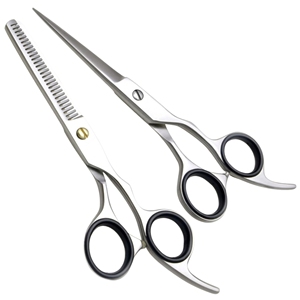 Ciseaux de coiffure de précision personnalisés de 6,5 pouces avec des lames en acier inoxydable japonais 440C ultra-affûtées, ciseaux de salon - Product Image 1