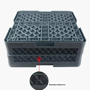 Supporto per bicchieri da vino rosso per <span class=keywords><strong>lavastoviglie</strong></span>, porta bicchieri a 25 griglie, scolapiatti in plastica per calici, porta bicchieri, scolapiatti per lavaggio piatti - Product Image 2