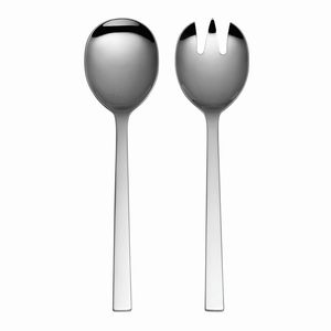 Jumbo Size Stainless Steel Salad <b>Server</b> Spoon And Fork For Large Family Dinner And <b>Buffet</b> Service - Product Image 3