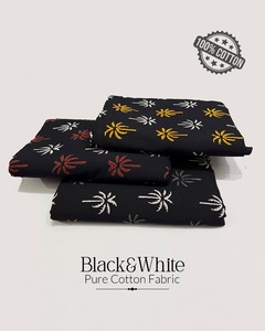 Compre directamente del proveedor: Tela de algodón suave y cómoda con estampado artístico, sin refinar, ideal para minivestidos y trajes de algodón. - Product Image 1