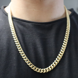 Gold Plated Zinc Alloy Rope Chain Necklace Unisex Hiphop Style Daily Wear Fashion Chains Jewelry Accessories - Product Image 3
