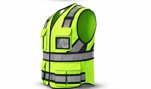 Chaleco de Seguridad Reflectante Personalizado AIRO INDUSTRIES, Venta al por Mayor de Fábrica, Alta Visibilidad, Impermeable, Transpirable, Uniforme de Poliéster/Algodón - Product Image 3