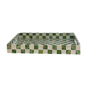Luxury Mother of Pearl Serving <b>Tray</b> Handmade Inlay Shell <b>Decorative</b> <b>Tray</b> for Home Hotel Restaurant Serving and Gift Use - Product Image 6