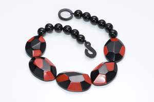 Collar hecho a mano con cuentas de resina - nuevo artículo, éxito de ventas, tendencia - Product Image 2