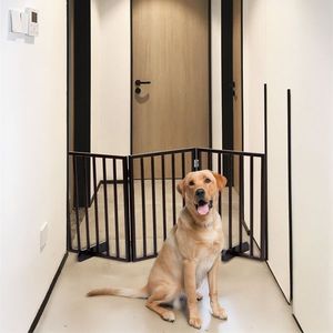 Walnut Wood Pet Gate & Pen Elegant Wooden Dog Fence - Product Image 5