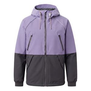 <b>Men</b> Hooded Windbreaker Winter Wear Polyester Outdoor Hooded <b>Coat</b> Unisex Windproof Hiking Jacket Zipper <b>Rain</b> Jackets Sportswear - Product Image 5