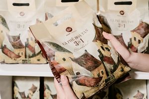 3 in 1แบบสำเร็จรูปผสมกาแฟรสครีมแบบแห้งผสมกับนมน้ำตาล600กรัม/ถุงชนิดผงลดความอ้วนจากเวียดนาม - Product Image 5