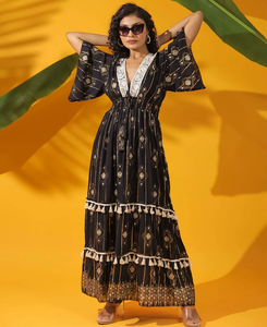 Nouvelle robe longue d'été pour femmes, avec un style amincissant tendance - Product Image 6