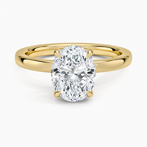 Anillo de Diamantes con Halo Oculto, Diseño Brillante de Joyería Fina - Product Image 1