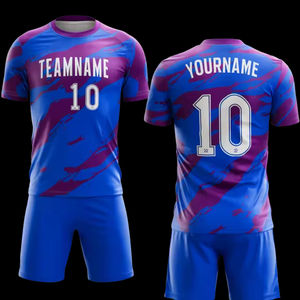 Uniforme de Fútbol de Alta Calidad, Camiseta de Fútbol Personalizada, Uniformes de Fútbol Sublimados, Traje de Fútbol de Secado Rápido - Product Image 3