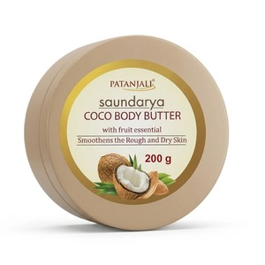 Crème pour le corps au beurre de coco Patanjali Saundarya, crème hydratante profonde pour la peau, soin à base de plantes pour un usage quotidien - Product Image 1
