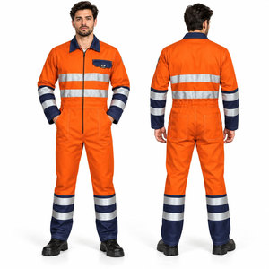 Traje de Trabajo Profesional, Overol de Seguridad con Cintas Reflectantes, Color Sólido, Totalmente Personalizable - Product Image 1