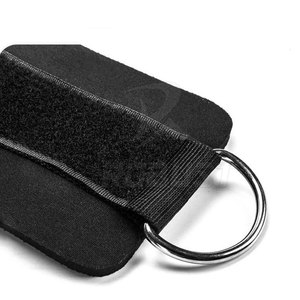 สายรัดข้อเท้าหนังสำหรับยกน้ำหนักในยิม ปรับได้ กันลื่น ระบายอากาศได้ดี สำหรับผู้ชายและผู้หญิง ขายส่ง - Product Image 4