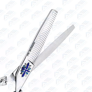 Ciseaux de coiffure à effiler en acier inoxydable pour barbier, double usage, 6 pouces - Product Image 3