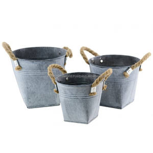 Cubos de jardín de diseño, macetas de Metal de alta calidad, suministros de jardín a bajo precio, cubos de flores - Product Image 3