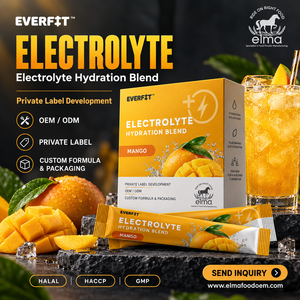 Elma Food - Polvo Electrolítico 1KG Sin Azúcar Añadido, 50 Porciones, Fórmula de Reposición de Minerales para Hidratación, Sin GMO, Para Adultos y Músculos - Product Image 1
