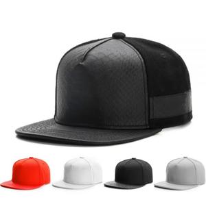 Unisex Snapback Cap Adjustable Flat Brim Outdoor Street Style Four Seasons Casual Adult 100% Cotton <b>Black</b> Red White Gray Color - Product Image 1
