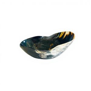 Natural Crafts Polished Eco-Friendly Modern Art Buffalo Horn Bowl Home <b>Decoration</b> <b>Table</b> <b>Accessories</b> Centerpiece Salad Bowls - Product Image 1