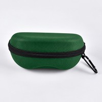 Étui à lunettes de golf personnalisé avec logo, coque rigide en EVA, fermeture éclair et mousqueton pour sac de golf, tournoi, cadeau promotionnel, usine