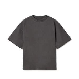 เสื้อยืดคอกลมผู้ชายสไตล์ลำลองสำหรับฤดูร้อน แขนสั้น ระบายอากาศได้ดี ผ้าฝ้ายเรียบ ทรงปกติ น้ำหนักเบา นุ่ม สวมใส่สบาย - Product Image 1