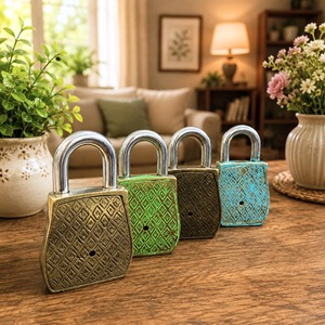 Heavy Duty Brass <b>Padlock</b> Standing Owl Shaped Master Key Security Lock OEM Custom Logo Industrial Gate Storage Best Selling - Product Image 4