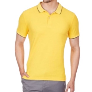 Alta calidad hombres 100% algodón para Polo manga corta secado rápido transpirable sólido venta al por mayor precio barato logotipo personalizado superior - Product Image 2