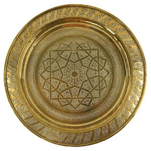Latest Design Metal Charger <b>Plate</b> For Food Serving Dining Tableware Use Wedding <b>Decoration</b> Luxury Dish Gold <b>Plate</b> Custom Size - Product Image 5