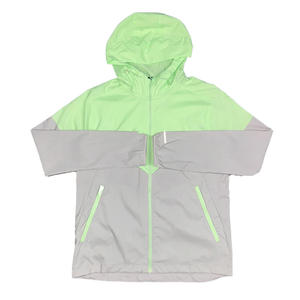 Custom Winter Lightweight Men's Hooded Windbreaker Jacket <b>Canvas</b> Breathable Quick-Drying Windproof Waterproof Plus Size Front - Product Image 5