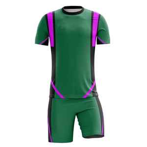 Maillot de football rétro de qualité supérieure, respirant, à séchage rapide, nouveau design, avec logo et numéros, kits de football complets - Product Image 2