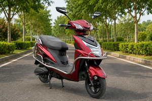 NK E-Bikes Ninja Mini Electric Scooter By Engtian Electric Bike Public Limited 60-70 Km Range Anti Theft Alarm <b>USB</b> Red - Product Image 1