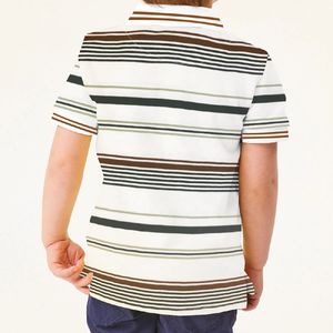 Camiseta polo infantil asequible, de algodón suave y transpirable, con diseño elegante y cómodo para niños y niñas, ropa de verano. - Product Image 6