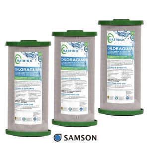 Cartouche de filtre à charbon actif en coque de noix de coco naturelle, certifiée WQA, pour l'eau – Solution d'approvisionnement unique - Product Image 1
