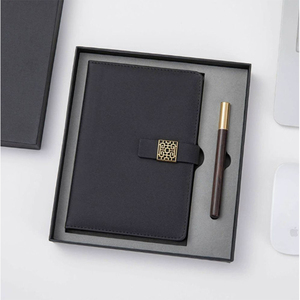 Proveedor Mayorista de Sets de Regalo Corporativos de Lujo en Cuero PU de Primera Calidad, Bolígrafo con Diseño de Logotipo Personalizado, Precio Nominal de Mercado - Product Image 1