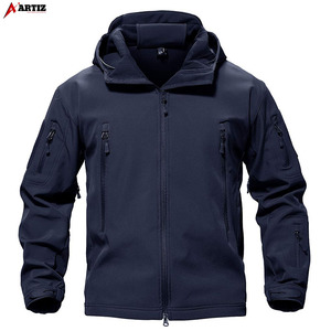 Chaqueta con Capucha Impermeable y Cortavientos Ecológica para Hombre con Logotipo Personalizado, 100% Poliéster, 220g, Alta Calidad, Nueva Colección 2026, Ropa Deportiva Urbana - Product Image 2