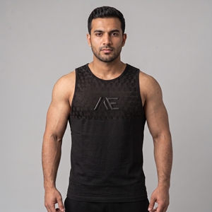 Men's Barbell Grip Tank Top Sleeveless Gym Fitness Bodybuilding Workout <b>Singlet</b> Athletic Performance Vest Australia - Product Image 3