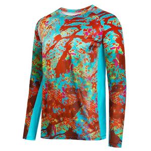 Camiseta Deportiva de Manga Larga con Protección Solar para Hombre, de Secado Rápido, Cuello Redondo, de Poliéster, para Correr y Pescar, Tejido de Punto - Product Image 1